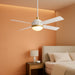 Minka Aire 54 Inch Led Ceiling Fan With Brass Trim