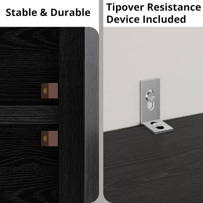 Industrial Bookshelves and Bookcases with Doors 11.8 in Depth Set of 2 Floor Standing 5 Shelf Display Storage Shelves Bookcase Home Decor Furniture for Home, Office, Living Room, Bedroom