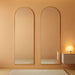 Door Mirror, Arched Full Length Mirrors over the Door, 14"X 48" Hanging or Wall Mirror, Full Body Mirrors, Gold