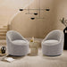 Light Grey ThreeSixty Swivel Armchair Hidden Storage