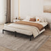 6 Inch Bed Frame Queen Size Low Profile, Metal Platform Low Bed Frame, Heavy Duty Support Low Profile Bed Frame, No Box Spring Needed, Noise Free, Easy Assembly, Prevent Mattress from Sliding
