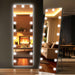 56"X18" Hollywood Full Length Mirror with Light, 17 Dimmable Bulbs