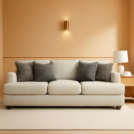 Soletren Premium Chenille Queen Sofa Sleeper White