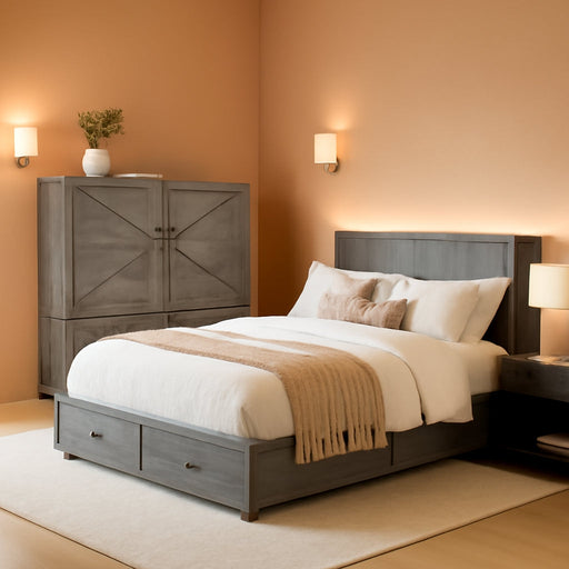57Inch Murphy CabinetBedSeriesLine USBChargingPlus