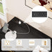 Black Dresser for Bedroom, 8 Drawer Dresser with LED Lights and Power Outlet, Closet Dressers Chests of Drawers, Double Wooden Dressers for Entryway, Hallway