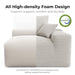 120 Inches Greige UltraPremium Oversized Sectional Sofa