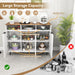 Sideboard Cabinet, 47" Kitchen Buffet Cabinet W/Storage Compartment