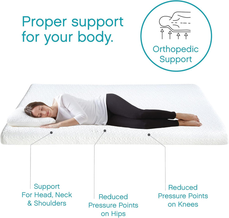 Memory Foam Mattress Queen FourPointFiveInch Foldable Sleeper