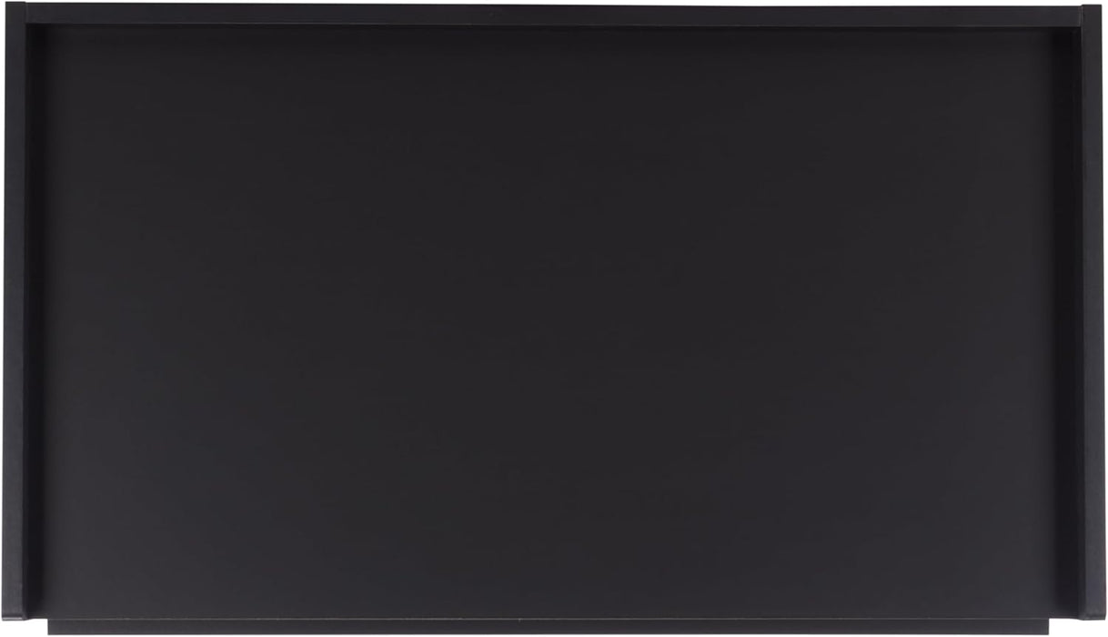 Furniture - Mishi 3-Drawer Chest - Black Wood-Look Dresser with Storage, Modern Bedroom & Guest Room Storage Cabinet, 32" W X 18.3" D X 31.5" H (CHS3101B)