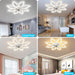 Dimmable Contemporary White Bladeless Ceiling Fan Lights