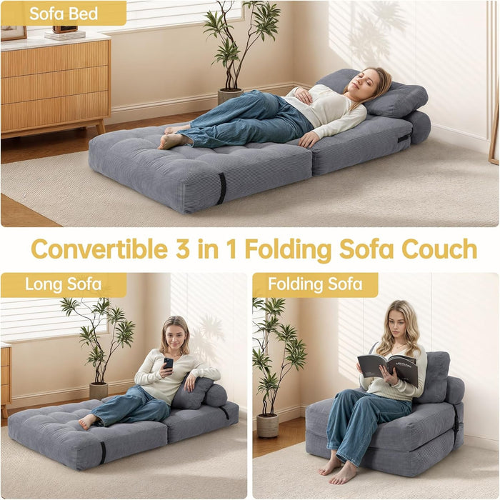 Folding Sofa Bed Convertible Chair for Small Spaces - ShipItFurniture