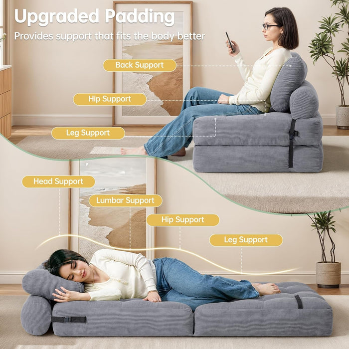 Folding Sofa Bed Convertible Chair for Small Spaces - ShipItFurniture