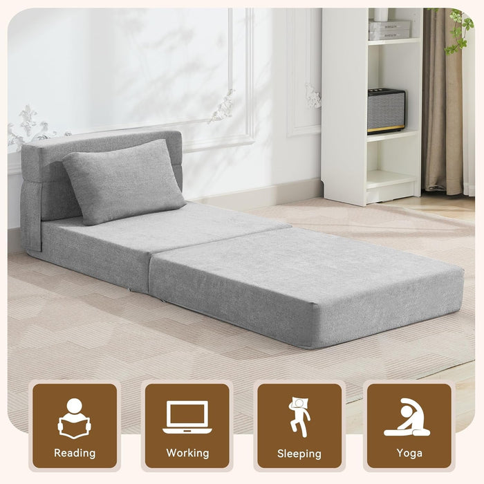 Folding Sofa Bed Convertible Couch with Memory Foam - ShipItFurniture