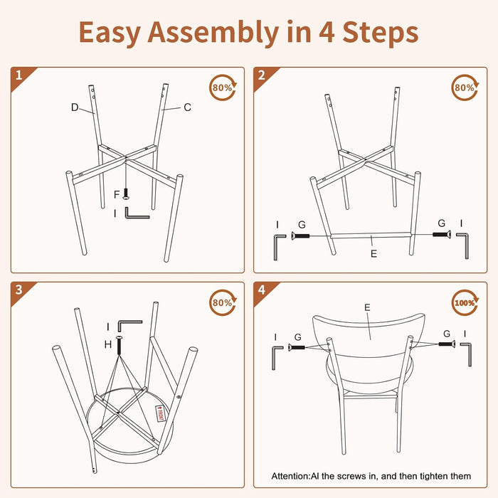 Furnilivng 24'' Bar Stools Set of 2, Modern Boucle Counter Height Bar Stools with Curved Back and Black Metal Frame, Upholstered Kitchen Stools, Barstools for Kitchen Island, Bar, Dining Room, Black - ShipItFurniture