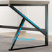 Gray Industrial Computer Desk for Home Office and Gaming - ShipItFurniture