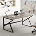Gray Industrial Computer Desk for Home Office and Gaming - ShipItFurniture