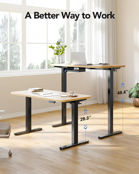 Heavy - Duty Adjustable Standing Desk Frame for Home Office - ShipItFurniture