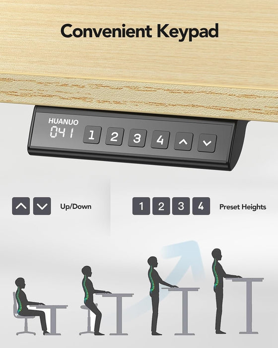 Heavy - Duty Adjustable Standing Desk Frame for Home Office - ShipItFurniture