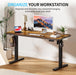 Height Adjustable Electric Standing Desk for Home Office - ShipItFurniture