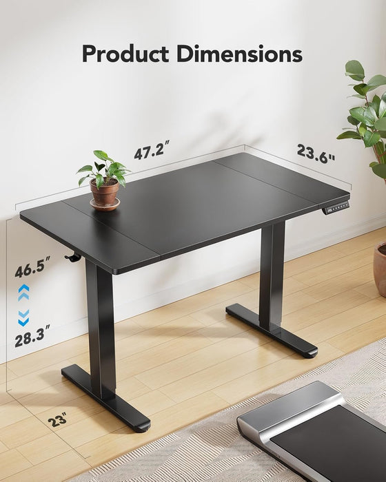 Height Adjustable Electric Standing Desk with Cable Management - ShipItFurniture
