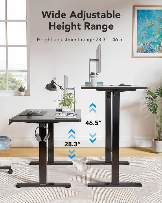 Height Adjustable Electric Standing Desk with Cable Management - ShipItFurniture