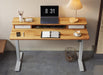 Height Adjustable Electric Standing Desk with Double Drawer - ShipItFurniture