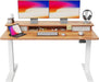 Height Adjustable Electric Standing Desk with Double Drawer - ShipItFurniture