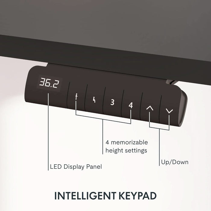 Height Adjustable Electric Standing Desk with Ergonomic Workspace - ShipItFurniture
