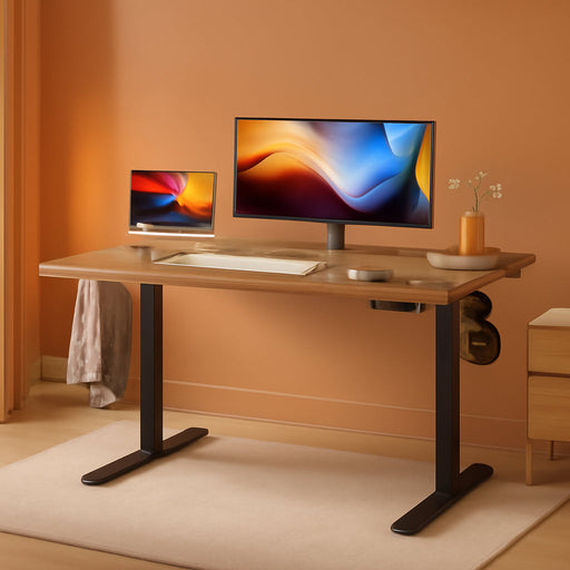 Height Adjustable Electric Standing Desk with Memory Buttons - ShipItFurniture