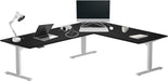 Height Adjustable L Shaped Standing Desk With Spacious Surface - ShipItFurniture