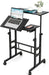 Height Adjustable Mobile Desk with Tilting Top and Wheels - ShipItFurniture