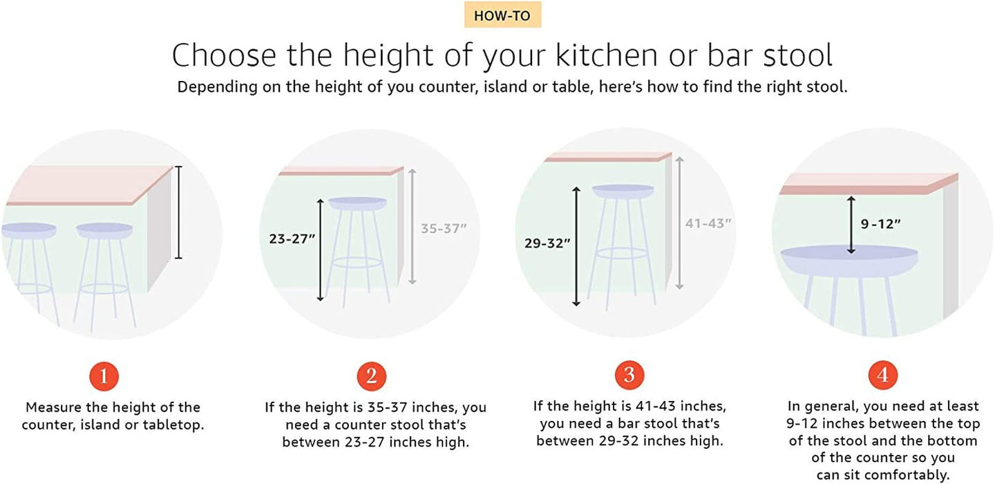 Home Dcor Black X Back Counter Stool, 16" W X 17.91" D X 37.01" H - ShipItFurniture