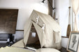 Safari Tent / Camp Teepee / Beige Playhouse/Sleep Square Tent / Indoor Play House / Kids Camping Tent Set - 1St Birthday