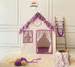 Play Tent with Mat, Customised Kids Playhouse, Easy to Wash, Indoor and Outdoor Play Castle Kids Tent for Girls