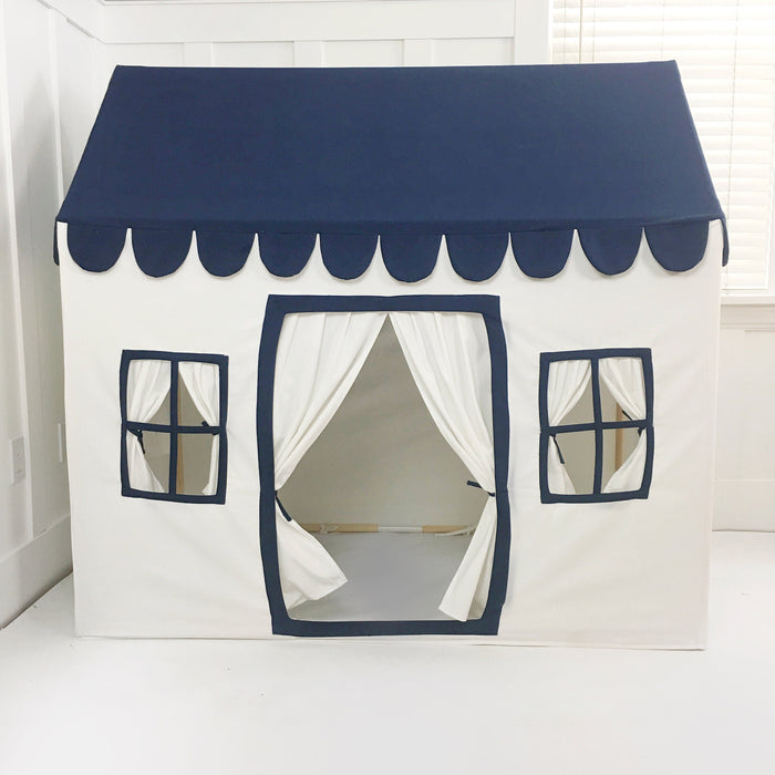 Navy Playhouse + Tower Tent Bundle