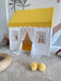 Play Tent with Mat, Customised Kids Playhouse, Easy to Wash, Indoor and Outdoor Play Castle Kids Tent for Girls