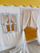 Play Tent with Mat, Customised Kids Playhouse, Easy to Wash, Indoor and Outdoor Play Castle Kids Tent for Girls