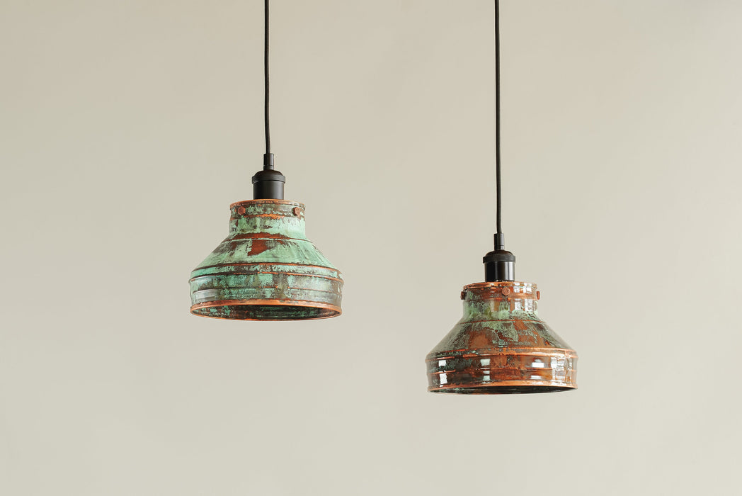 Industrial Light Modern Copper Lamp Patina Light Fixture