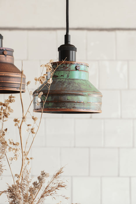 Industrial Light Modern Copper Lamp Patina Light Fixture