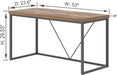 Industrial Computer Desk for Home Office and Study - ShipItFurniture