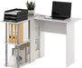 L Shape Desk with Bookshelf for Space Efficiency - ShipItFurniture