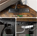L Shaped Adjustable Standing Desk with Charging Station - ShipItFurniture
