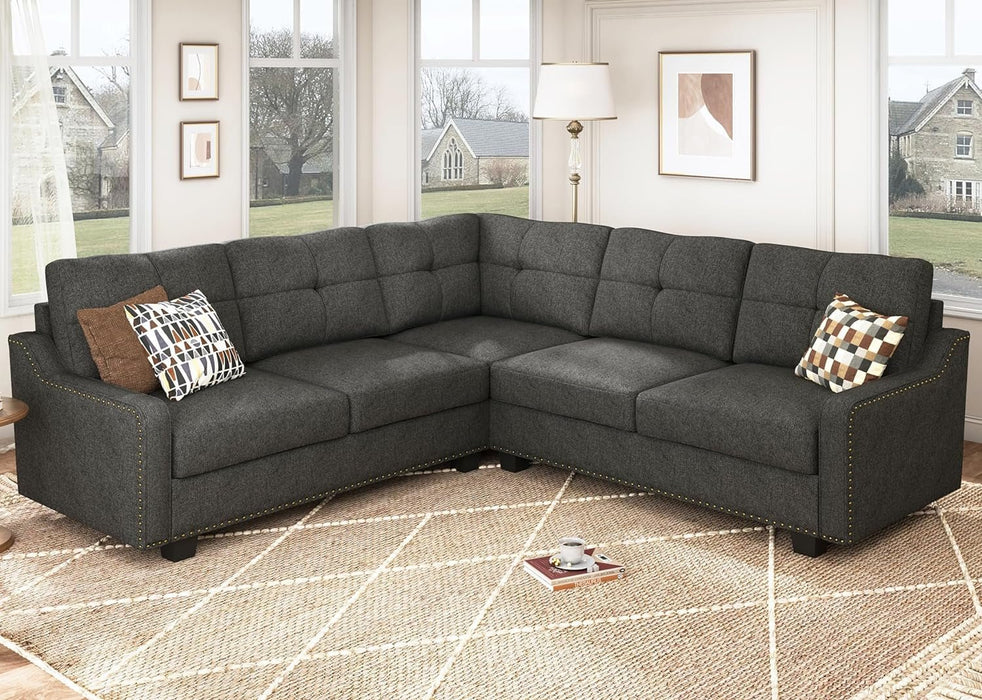 L Shaped Convertible Sectional Sofa for Small Spaces - ShipItFurniture