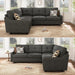 L Shaped Convertible Sectional Sofa for Small Spaces - ShipItFurniture