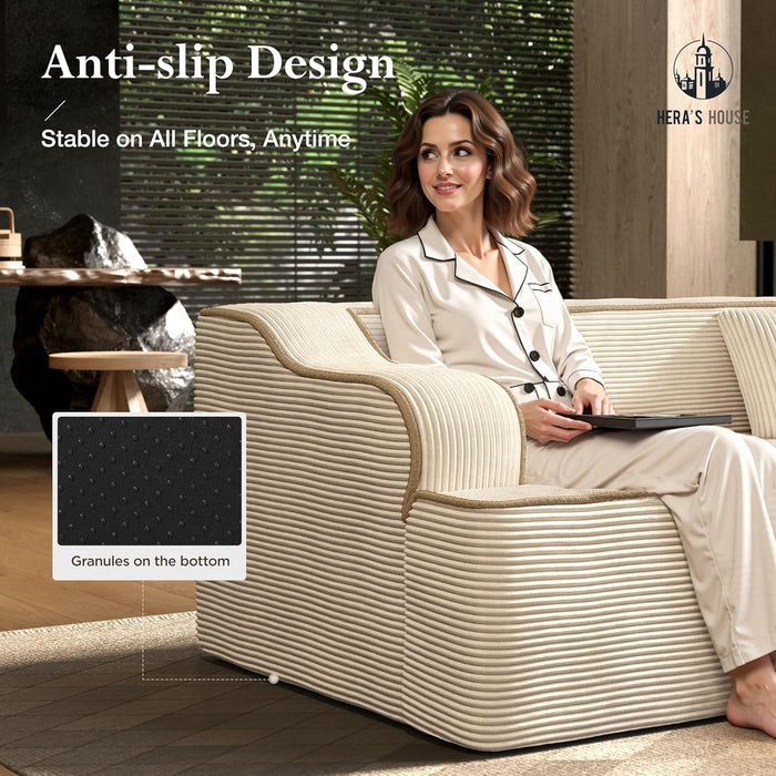 L Shaped Modern Sofa with Chaise and Pillows - ShipItFurniture