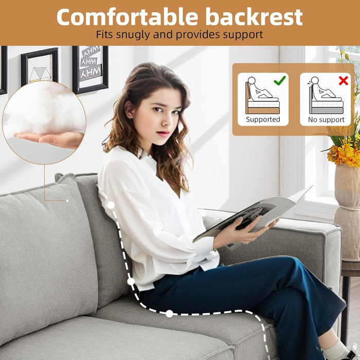 L Shaped Modular Sectional Sofa with Storage Ottoman - ShipItFurniture