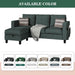 L Shaped Sectional Sofa with Storage and Ottoman - ShipItFurniture