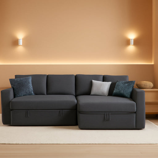 L Shaped Sleeper Sofa Bed with Storage for Comfort - ShipItFurniture