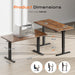 Large Electric Standing Desk Adjustable Height with Hooks - ShipItFurniture