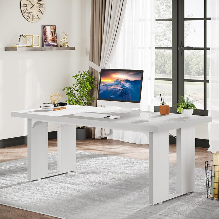 Large Executive Desk for Home Office Spacious Workstation - ShipItFurniture